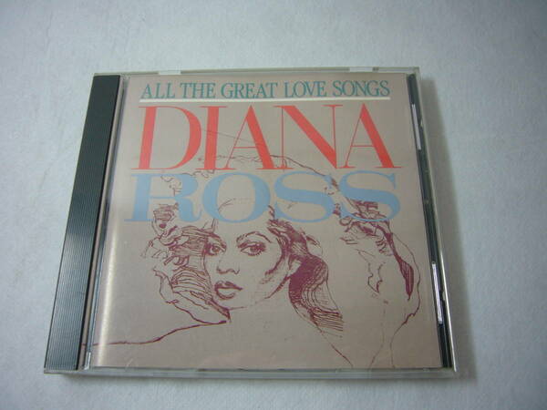 米国現地購入CD 「DIANA ROSS」ALL THE GREAT LOVE SONGS