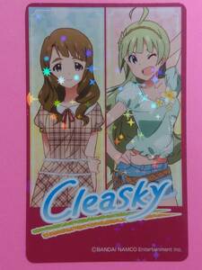 アイドルマスター！ミリオンライブ シアターデイズ ×アトレ秋葉原 キャラクターカード Cleasky アイマス ミリシタ