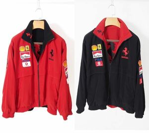  rare goods! FILA filler Ferrari Ferrari 4-TE062 jacket blouson jumper F1 red black XXL corresponding largish men's 