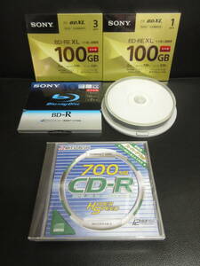 《新品》未使用 「BD-R・BD-RW・CD-R まとめセット」 SONYの未開封品3点・25GB×4枚・50GB×8枚・CD-ROM×6枚 空ブルーレイ