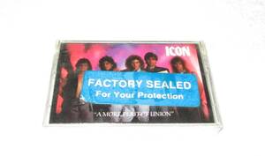 廃盤 ハード・ロック Icon アイコン / A More Perfect Union Limited Edition Cassette Album ファースト・プレス カセット アルバム