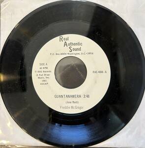 GUANTANAMERA-FREDDIE MCGREGOR/LOVE WILL SOLVE THE PROBLEMS　7インチ　REAL AUTHENTIC SOUND