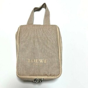 1 jpy ~* unused * rare LOEWE Loewe top class men's second bag clutch bag handbag gray 