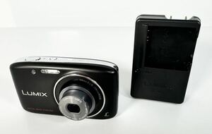 《1円スタート》Panasonic コンパクトデジタルカメラ LUMIX DMC-S2 パナソニック デジタルカメラ ブラック 動作品