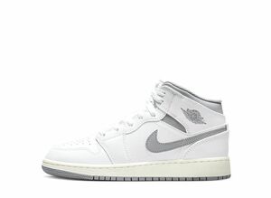 Nike GS Air Jordan 1 Mid &quot;Vintage Grey&quot; 22.5cm 554725-135