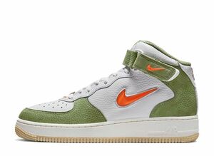 Nike Air Force 1 Mid QS &quot;Olive Green and Total Orange&quot; 27.5cm DQ3505-100