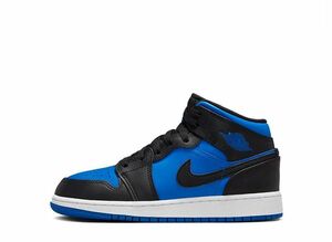 Nike GS Air Jordan 1 Mid &quot;Black/White/Royal Blue&quot; 23.5cm DQ8423-042