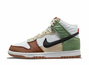 Nike WMNS Dunk High LX Toaaty &quot;Oil Green Rattan&quot; 24cm DN9909-100