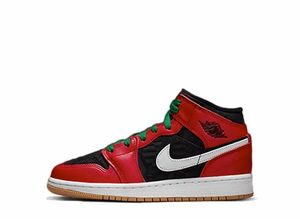 Nike GS Air Jordan 1 Mid SE &quot;Christmas&quot; 22.5cm DQ8418-006