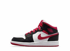 Nike GS Air Jordan 1 Mid &quot;Black Berry&quot; 23cm 554725-016