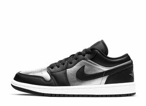 Nike WMNS Air Jordan 1 Low SE &quot;Black/Metallic Silver&quot; 29cm DA5551-001