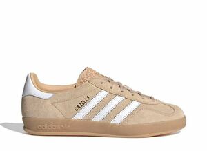 adidas Originals WMNS Gazelle Indoor &quot;Wonder Beige/Cloud White/Gum&quot; 24.5cm IH5482