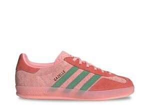 adidas Originals WMNS Gazelle Indoor &quot;Semi Pink Spark/Preloved Green/Preloved Scarlet&quot; 25cm IG6782