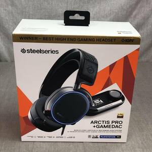 SteelSeries ゲーミングヘッドセット Arctis Pro + GameDAC 有線 ブラック 61453