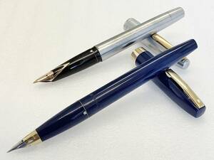 1円～ シェーファー 万年筆 2本セット ペン先14k インク吸い上げ式 現状渡し sheaffer fountainpen