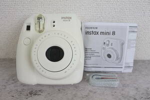  FUJIFILM 富士フイルム チェキ instax mini 8 動作品 ホワイト