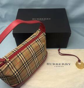 BURBERRY Burberry one сумка на плечо ручная сумочка metal plate в клетку Gold металлические принадлежности 