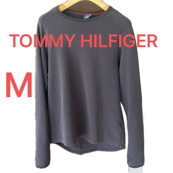 TOMMY HILFIGERトレーナー ブラックMサイズ