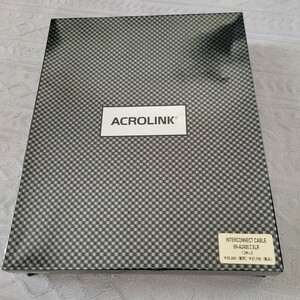 即決 新品未開封　ACROLINK アクロリンク 6N-A2400II XLRケーブル 1m