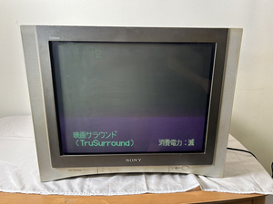 10247-1-UF10- SONY ソニー - KV-25DA65 Trusrround - 25型 通電動作確認済