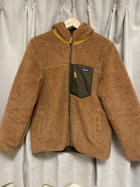 Patagonia キッズXLリバーシブルボアジャケット