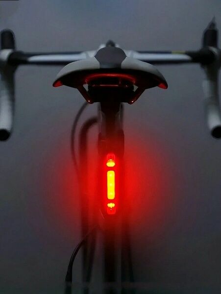 1480USB充電式 LED バイクテールライト 自転車ライト リアライト サイクリングライト 4点滅モードwsky0h