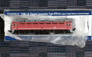 TOMIX トミックス 7180 JR EF81-600形電気機関車 (JR貨物更新色)