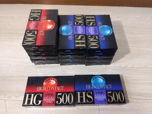 【M141】【全て未開封】 TDK ベータ方式 ビデオカセット おまとめ 15点 L-500 HGA HSA ビデオテープ