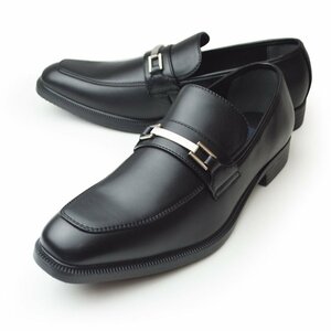 新品■25cm ビジネスシューズ メンズ ローファー 防水 革靴 紳士靴 ビットローファー 靴 ウォーキング 幅広 EEE