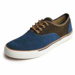  new goods # unused 26cm men's sneakers casual deck shoes light weight cord shoes Flat comfort cushion suede [ eko delivery ]