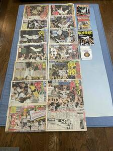 阪神タイガース優勝　2003・2005　スポーツ新聞　選手別応援歌CD（2003）　など