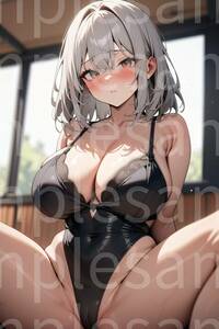 S328【全て1点もの】A4サイズ 厚さ0.27mm 美女ポスター 高品質光沢紙 イラスト アート セクシー グラビア 水着 制服 下着 美女 巨乳 美乳