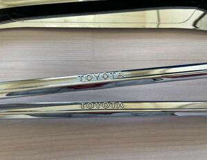  Toyota car genuine number frame number plate cover free shipping 2 sheets silver A