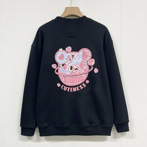  high grade Europe made * regular price 4 ten thousand * BVLGARY a departure *RISELIN sweatshirt on goods piece . relax soft dressing up sweat unisex spring M/46