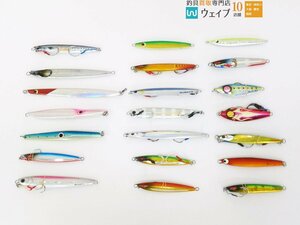 ジャッカル バンブルズジグ 150g・ックアイ スロー 200g・剣屋 頑鉄Z 190g 等計21個中古 メタルジグ セット