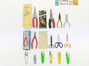  Daiwa Allex fish plier II type, Gamakatsu striped beakfish device for special nippers other tongs, plier etc. total 15 point set 