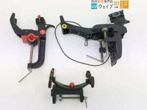 第一精工 ミニラーク・受二郎、ダイワ パワーホルダー GX-90R 等 竿受け ロッドキーパー 計3点セット