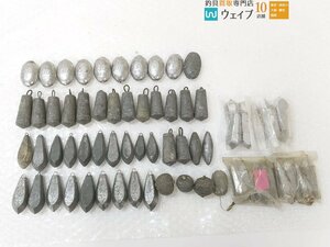 六角、カメ、小判型 他 オモリ 30～40号程度 約8.3キログラム