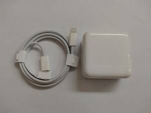 # original Apple Apple dual USB-C port installing 35W compact power supply adapter A2571 USB-C - Lightning charge cable C