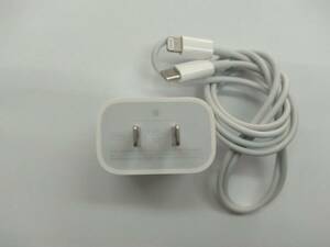 ■純正 Apple アップル 20W USB-C電源アダプタ a2305 emc 3597 USB-C - Lightning充電ケーブル 　⑥　C