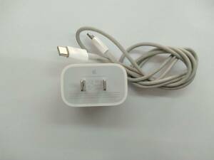 ■純正 Apple アップル 20W USB-C電源アダプタ a2305 emc 3597 USB-C - Lightning充電ケーブル 　⑪　C