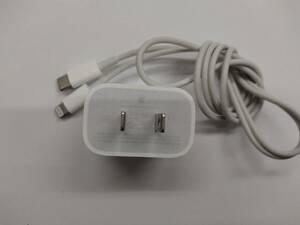 ■純正 Apple アップル 20W USB-C電源アダプタ a2305 emc 3597 USB-C - Lightning充電ケーブル 　25　C