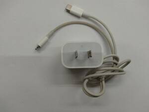■純正 Apple アップル 20W USB-C電源アダプタ a2305 emc 3597 USB-C - Lightning充電ケーブル 　26　C
