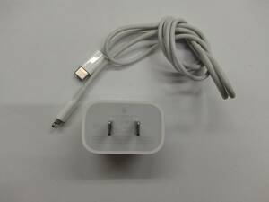 ■純正 Apple アップル 20W USB-C電源アダプタ a2305 emc 3597 USB-C - Lightning充電ケーブル 　37　C