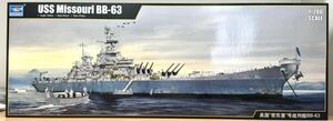 [ новый товар не использовался ]TRUMPETER 1/200 03705 America военно-морской флот броненосец USSmi Zoo liBB-63