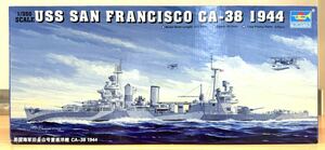 【新品未使用】1/350　トランペッター　アメリカ海軍　USS サンフランシスコ　CA-38　1944 (05310)