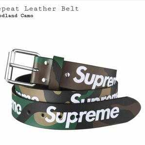 supreme Repeat Leather belt 2024 ss