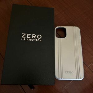 ゼロハリバートン iPhone 12mini ケース シルバー ZERO