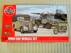 AIRFIX 1/72 WWII RAF VEHICLE SET A03311 内袋開封済み