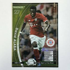 ♪♪WCCF 16-17 WSB ダビド・アラバ David Alaba Bayern Munchen 2016-2017♪三点落札で普通郵便送料無料♪